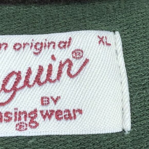 Penguin by Munsingwear Boys' Zip Front Jacket Green Yellow XL W/ Penguin Logo - Picture 3 of 11